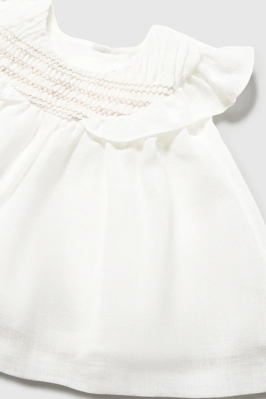 Dziewczynka Mayoral Newborn sukienka niemowlęca 1884.2M.Newborn.PPY2 biały