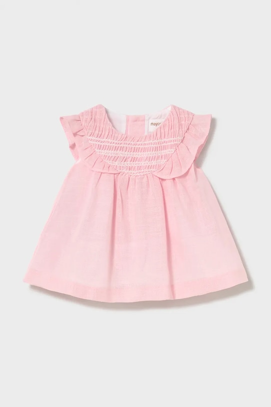 Mayoral Newborn sukienka niemowlęca rozkloszowany różowy 1884.2M.Newborn.PPY2