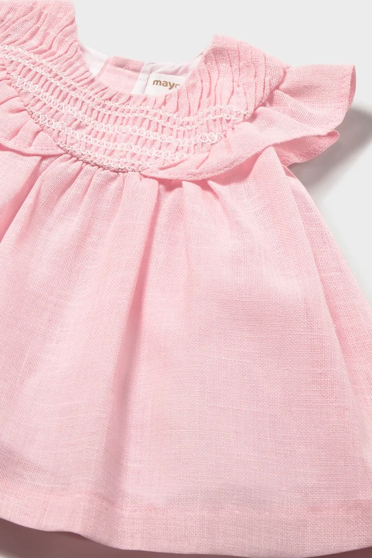 Dziewczynka Mayoral Newborn sukienka niemowlęca 1884.2M.Newborn.PPY2 różowy