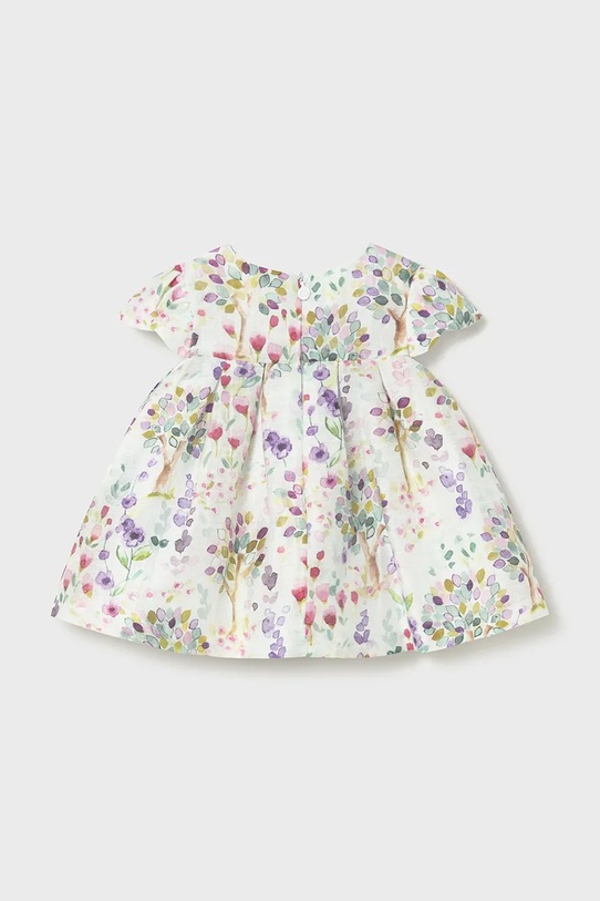 Mayoral Newborn sukienka z dodatkiem lnu niemowlęca 1885.2M.Newborn.PPY2 niebieski SS26