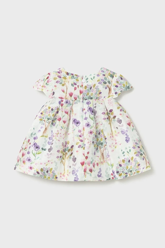 Mayoral Newborn sukienka z dodatkiem lnu niemowlęca 1885.2M.Newborn.PPY2 niebieski SS26