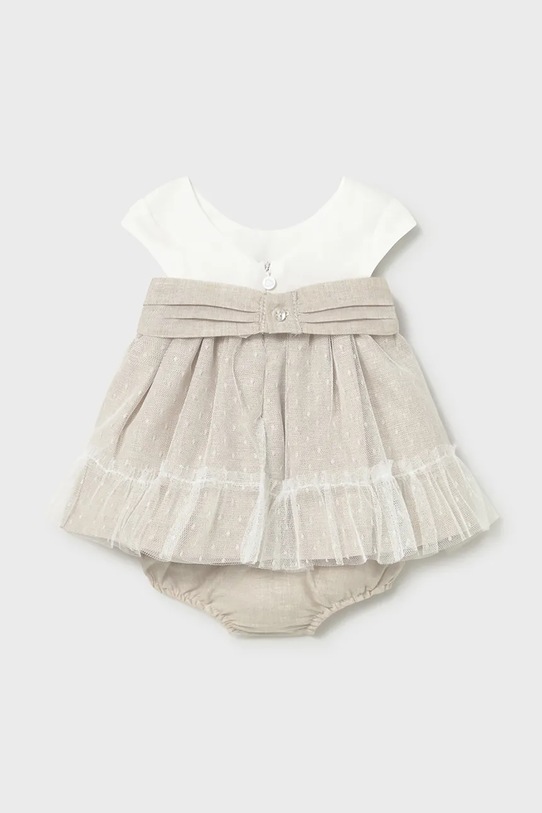 Mayoral Newborn sukienka niemowlęca 1887.2N.Newborn.PPY2 beżowy SS26