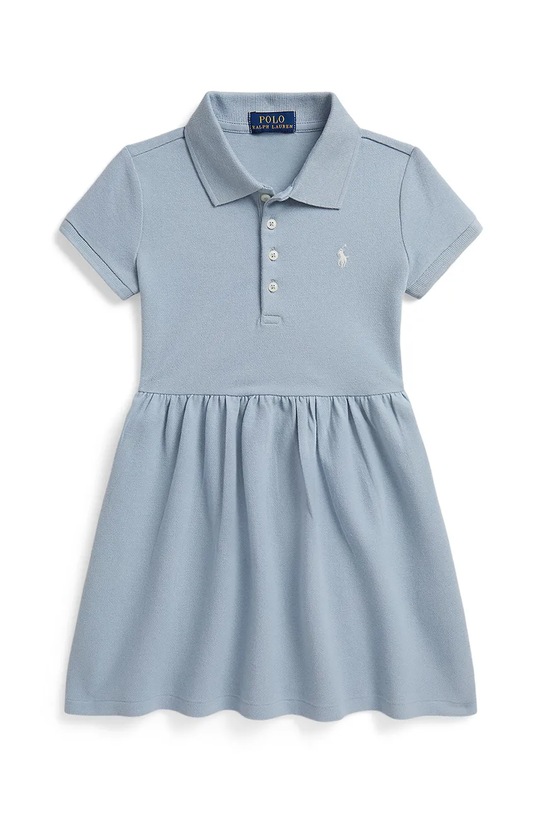 Polo Ralph Lauren sukienka dziecięca z elastanem niebieski 312934961500