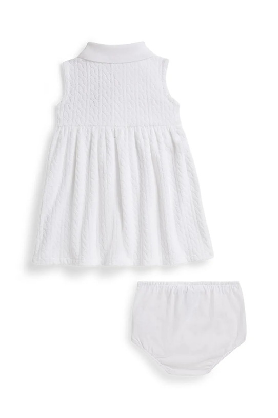 Polo Ralph Lauren šaty s rozšíreným strihom bavlnené 310A12832001 biela SS26