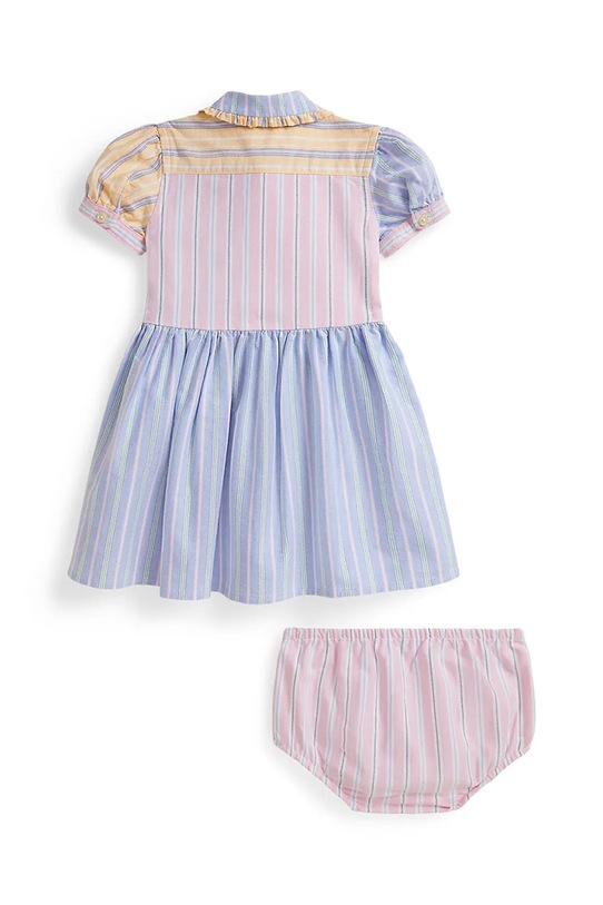 Dětské bavlněné šaty Polo Ralph Lauren 310A12861001 vícebarevná SS26