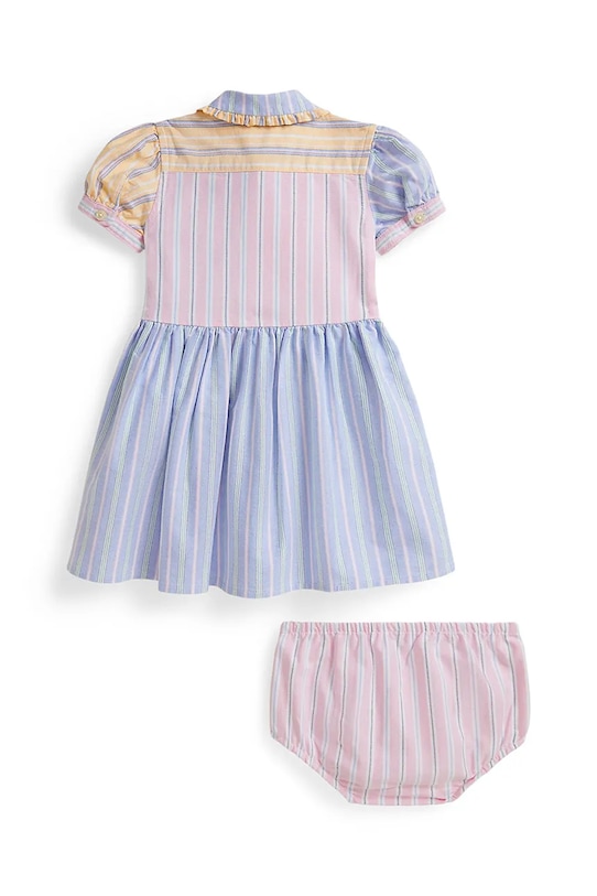 Бебешка памучна рокля Polo Ralph Lauren 310A12861001 многоцветен SS26