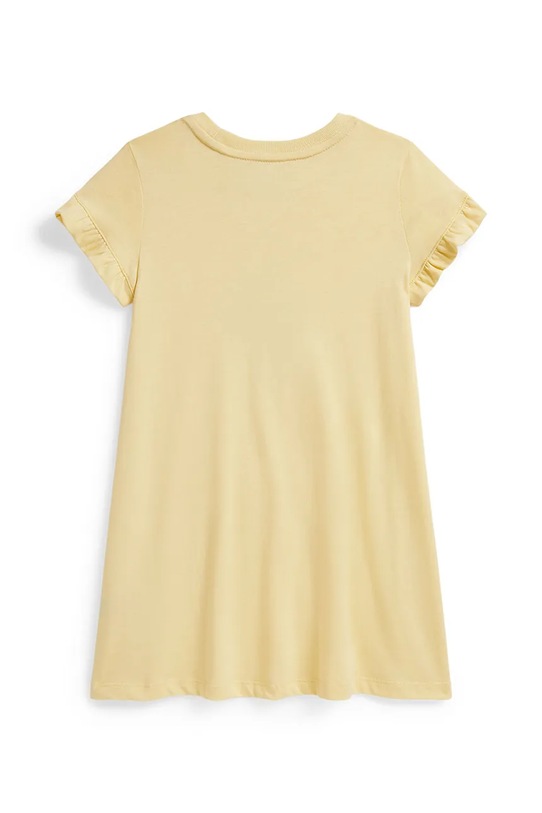 Bavlnené šaty Polo Ralph Lauren 312A11770001 žltá SS26