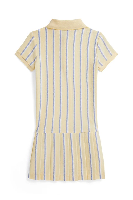 Dziewczynka Polo Ralph Lauren sukienka sportowa bawełniana 312B16959002 żółty