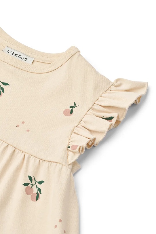 Παιδικό φόρεμα Liewood Neveah Printed Dress LW20490.PPY2 μπεζ SS26