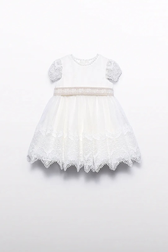 Abel&Lula sukienka niemowlęca 5002.11.Baby.PPY2 biały SS26