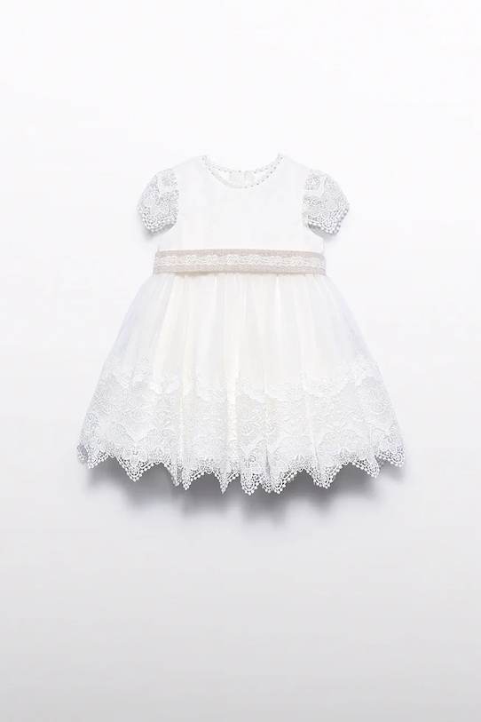 Abel&Lula sukienka niemowlęca 5002.11.Baby.PPY2 biały SS26