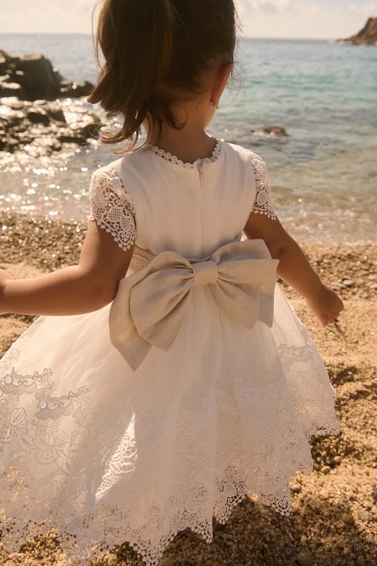 Abel&Lula sukienka niemowlęca 5002.11.Baby.PPY2 biały