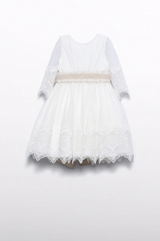 Abel&Lula sukienka dziecięca 5028.1.Mini.PPY2 biały SS26