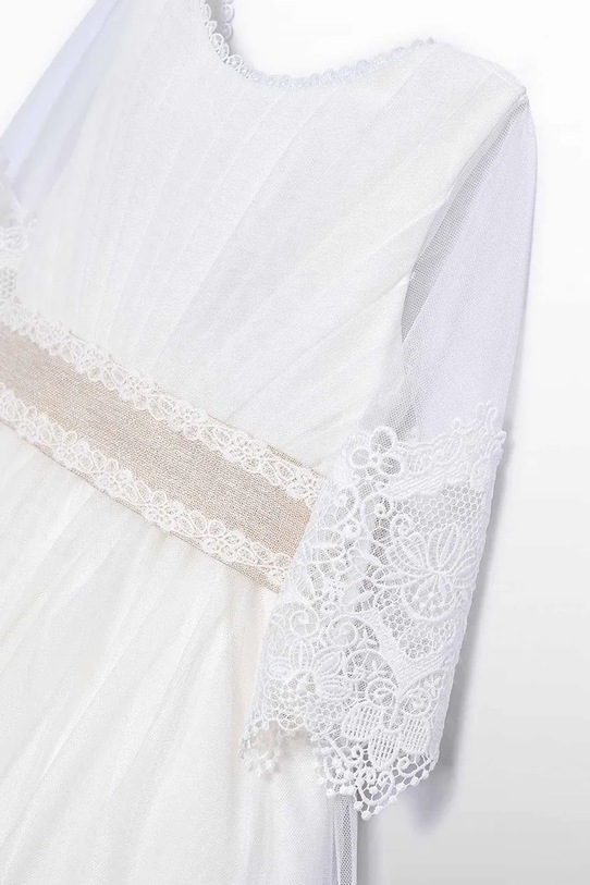 Abel&Lula sukienka dziecięca biały 5028.1.Mini.PPY2