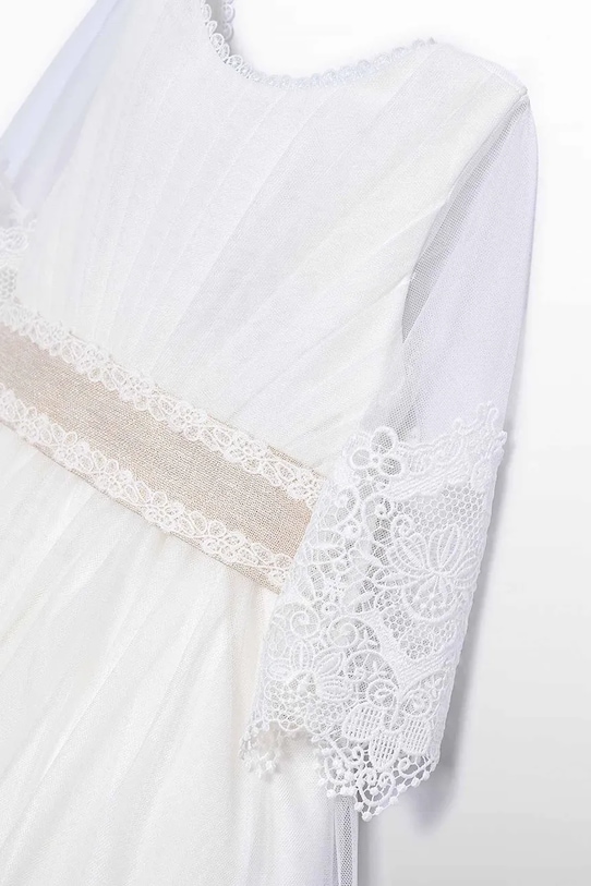 Abel&Lula sukienka dziecięca biały 5028.1.Mini.PPY2