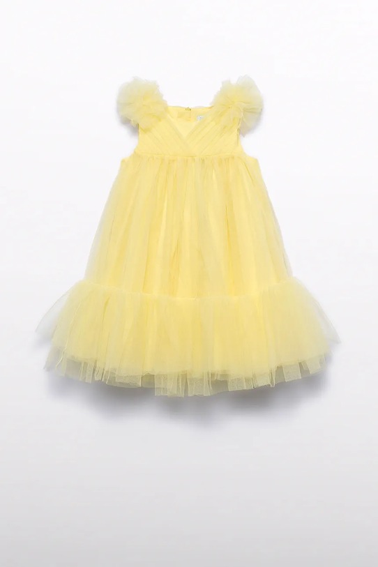 Παιδικό φόρεμα Abel&Lula 5039.5.Mini.PPY2 κίτρινο SS26