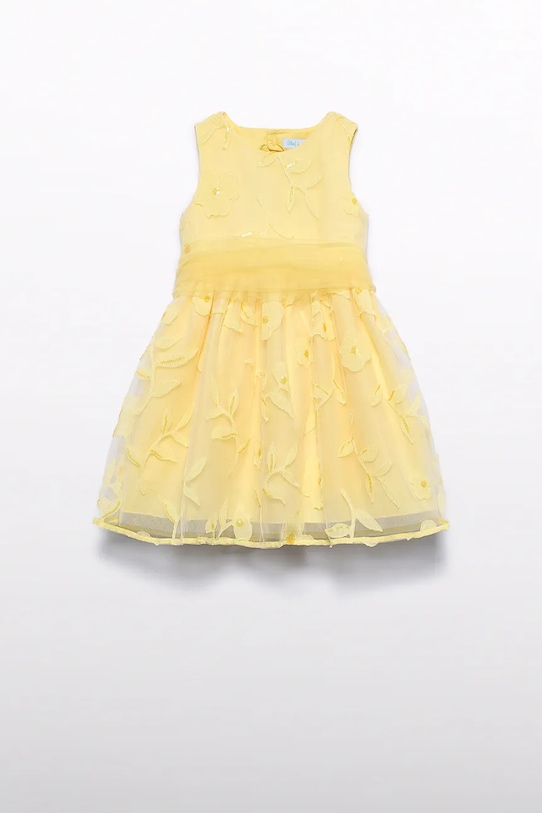 Παιδικό φόρεμα Abel&Lula 5042.5.Mini.PPY2 κίτρινο SS26