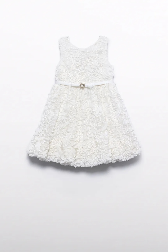 Abel&Lula vestito bambina 5050.1.Mini.PPY2 bianco SS26