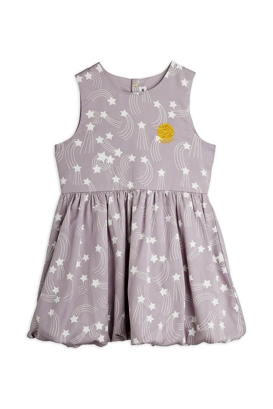 Mini Rodini sukienka dziecięca Starfall 26250118 fioletowy SS26