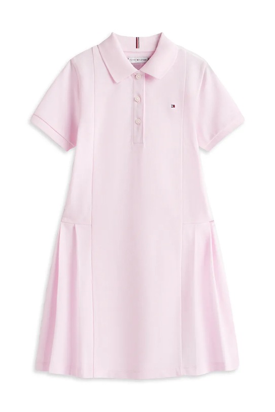 Tommy Hilfiger sukienka KG0KG08342.74.122.PPY2 różowy SS26