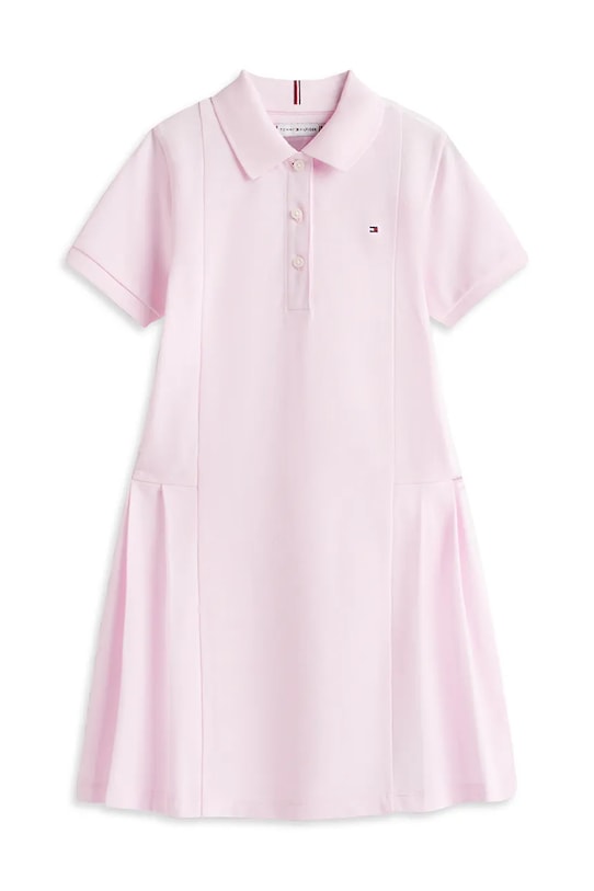 Tommy Hilfiger sukienka KG0KG08342.74.122.PPY2 różowy SS26