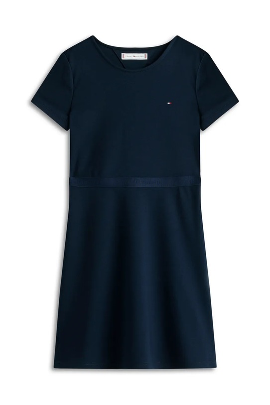 Tommy Hilfiger sukienka letnia z modalem KG0KG09149.128.176.PPY2 granatowy SS26