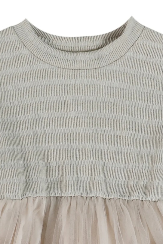 Donsje sukienka niemowlęca Aurin Dress beżowy 4113700.74.92