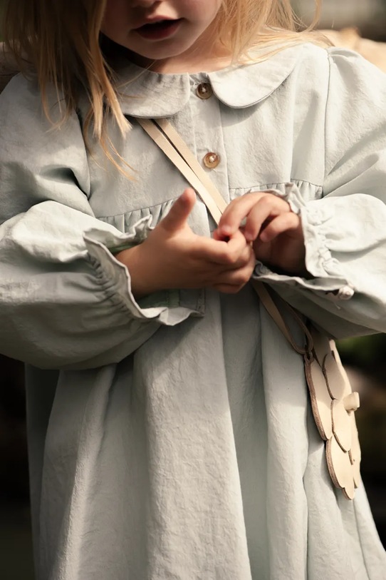 Donsje sukienka bawełniana dziecięca Nyari Dress bawełna niebieski 4115200