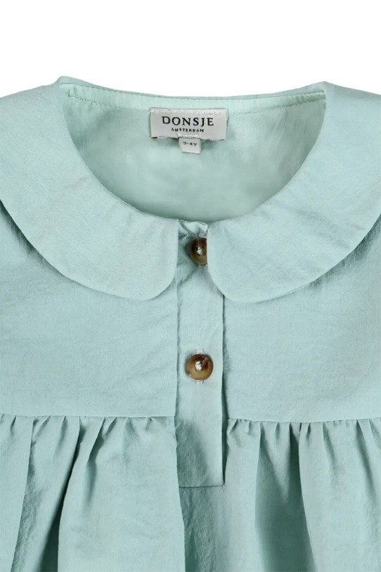 Donsje sukienka bawełniana dziecięca Nyari Dress niebieski 4115200