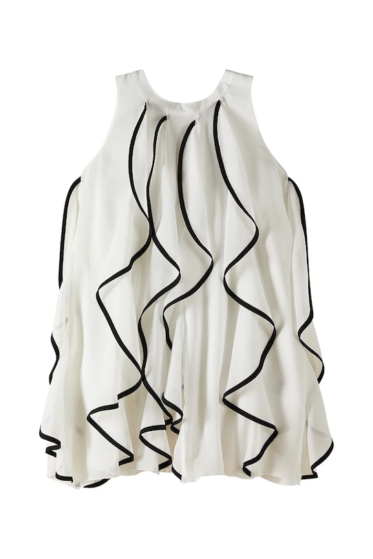 Patrizia Pepe gyerek ruha A643 7A0612 fehér SS26