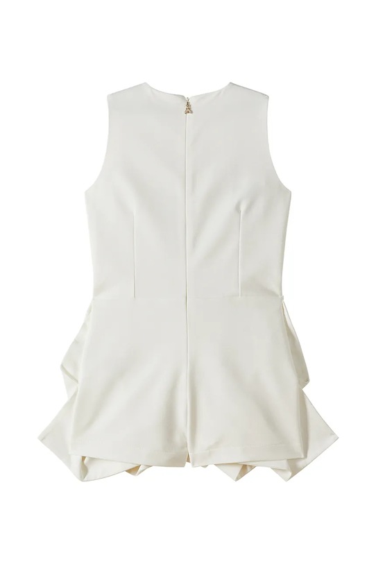 Patrizia Pepe sukienka asymetryczna A741 7T0029 biały SS26