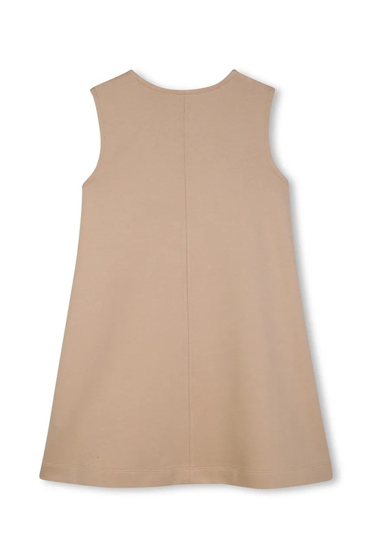 DÍVKA Dětské bavlněné šaty Michael Kors R30595.94.108 hnědá
