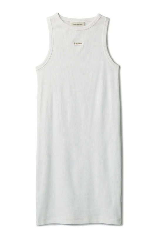 Calvin Klein Jeans priliehavé šaty LVCKSJH07G.128.176.PPY2 biela SS26