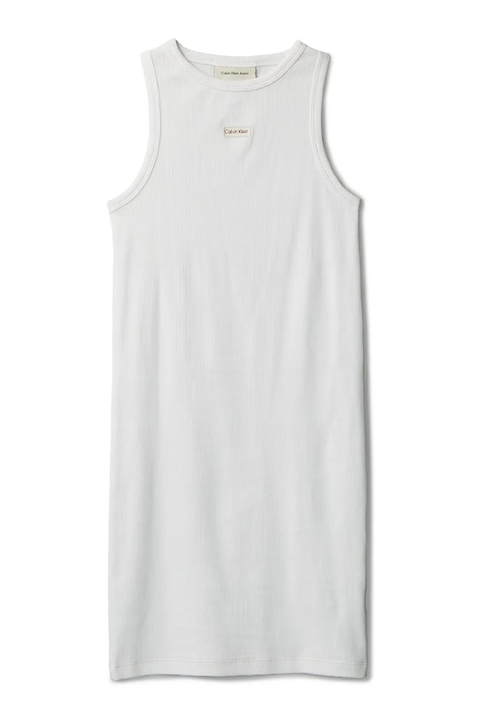 Calvin Klein Jeans priliehavé šaty LVCKSJH07G.128.176.PPY2 biela SS26