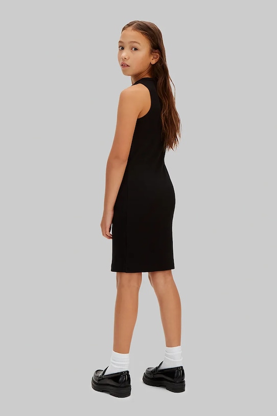 Κοριτσίστικα Calvin Klein Jeans Φόρεμα bodycon LVCKSJH07G.128.176.PPY2 μαύρο