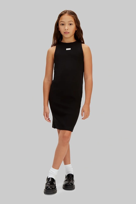 Calvin Klein Jeans Φόρεμα bodycon μαύρο LVCKSJH07G.128.176.PPY2