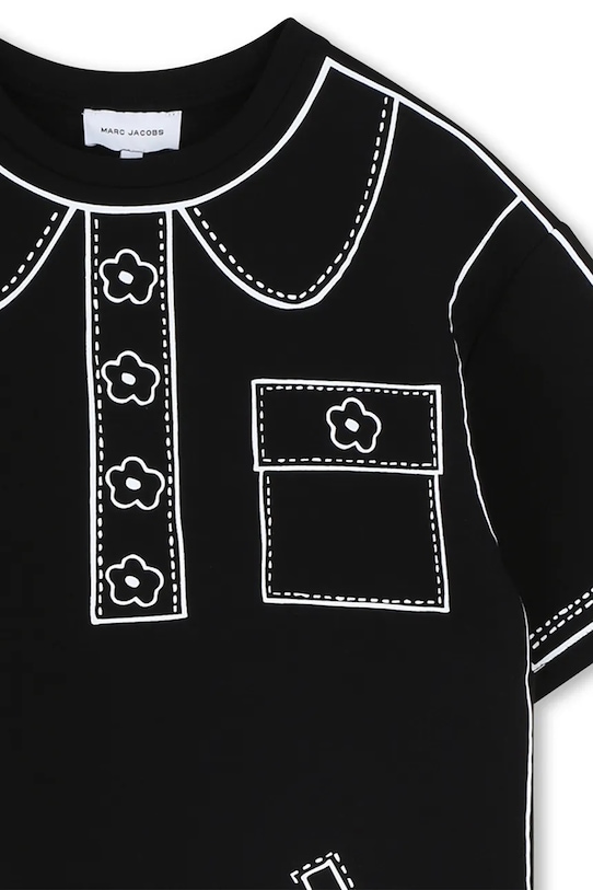 Παιδικό φόρεμα Marc Jacobs μαύρο W60710.86.108