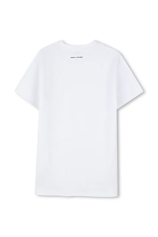 Djevojčice Dječja pamučna haljina Marc Jacobs W60715.114.150 bijela