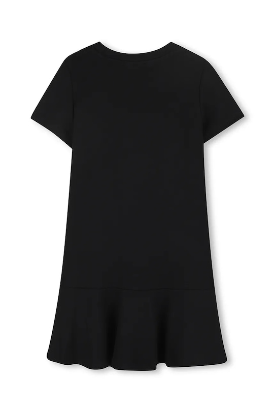 Dječja pamučna haljina Marc Jacobs W60711.114.150 crna SS26