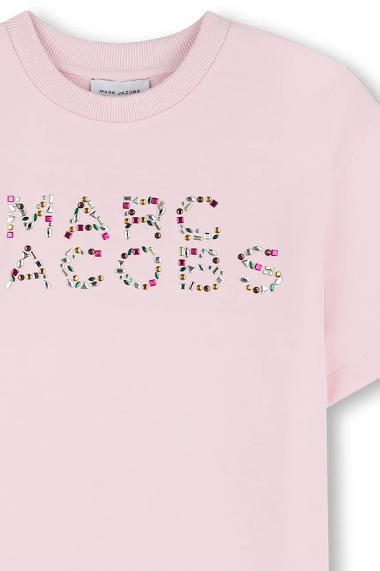 Dziewczynka Marc Jacobs sukienka sportowa bawełniana W60718.102.108 różowy