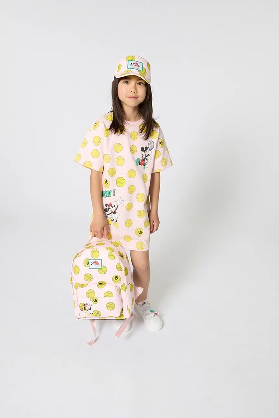 Marc Jacobs sukienka bawełniana różowy W60712.86.108