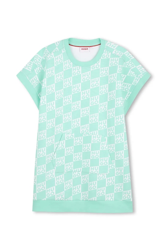 Детское платье HUGO G01027.114.150 зелёный SS26