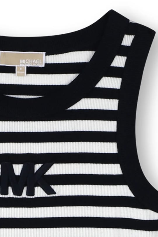 Michael Kors sukienka z bawełną granatowy R30640.156