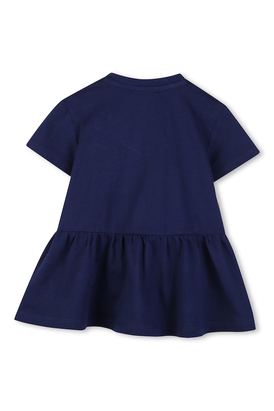 Pamučna haljina za bebe Kenzo Kids K61813.74.81 mornarsko plava SS26
