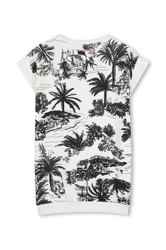 Dievča Dievčenské bavlnené šaty Karl Lagerfeld Z31156.156.162 čierna