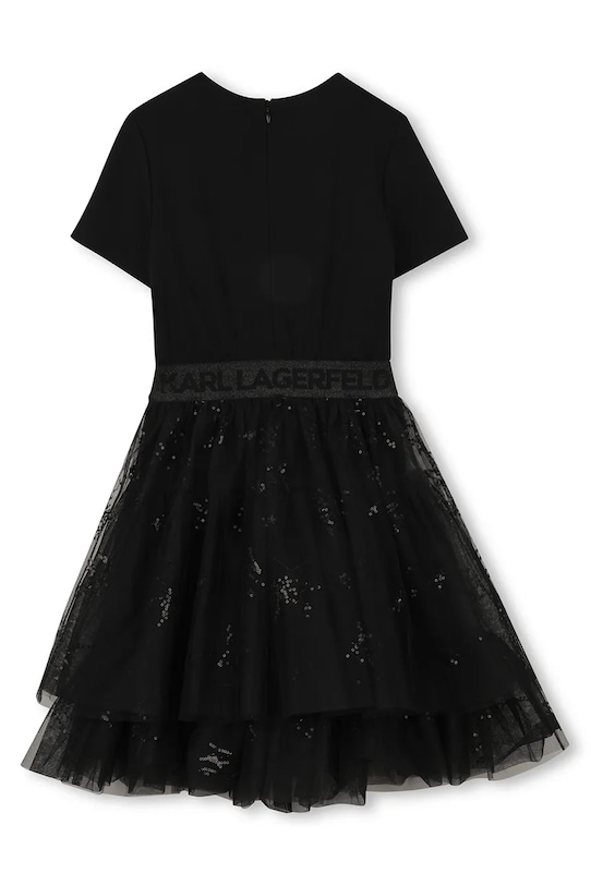 Djevojčice Dječja haljina Karl Lagerfeld Z31142.156.162 crna