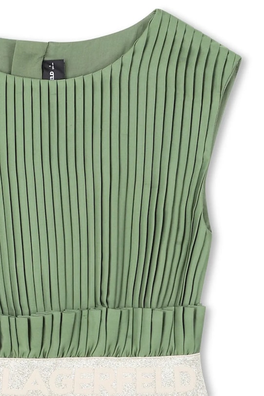 Dievčenské šaty Karl Lagerfeld zelená Z31144.114.150