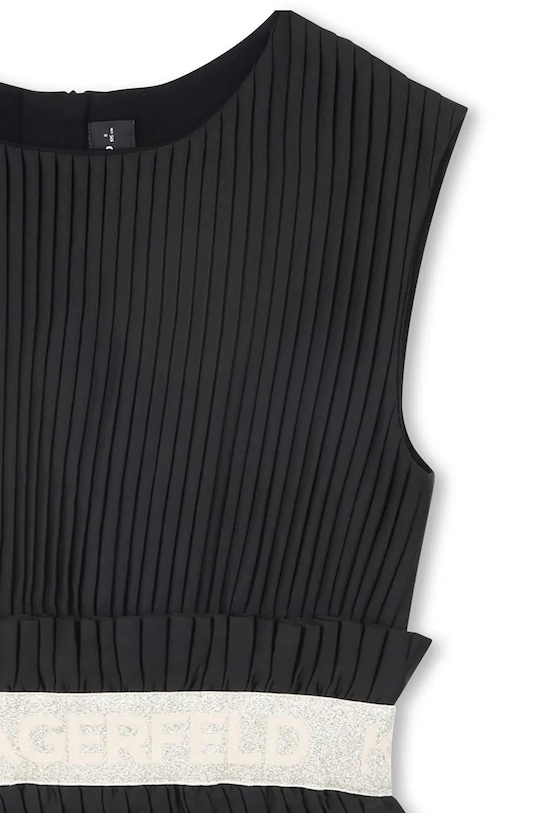 Dievča Dievčenské šaty Karl Lagerfeld Z31144.156.160 čierna