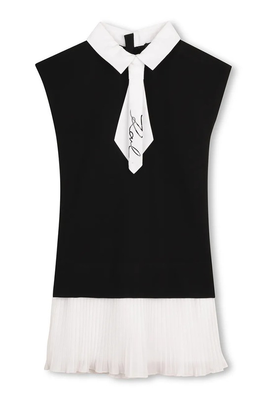 Dječja haljina Karl Lagerfeld Z31151.86.108 crna SS26