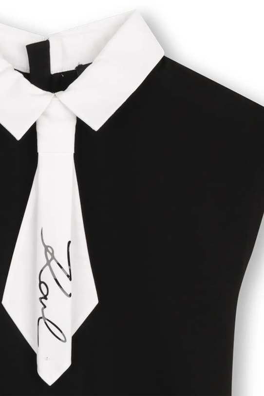 Dječja haljina Karl Lagerfeld crna Z31151.114.150
